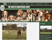Tablet Screenshot of northshropshirehunt.co.uk